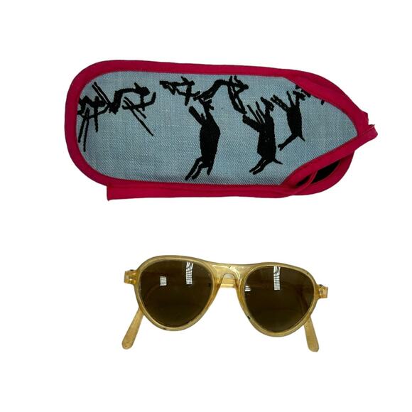 Vintage‎ 1930s 40s Celluloid Kids Sunglasses Pilot Style Rare find - Picture 1 of 9